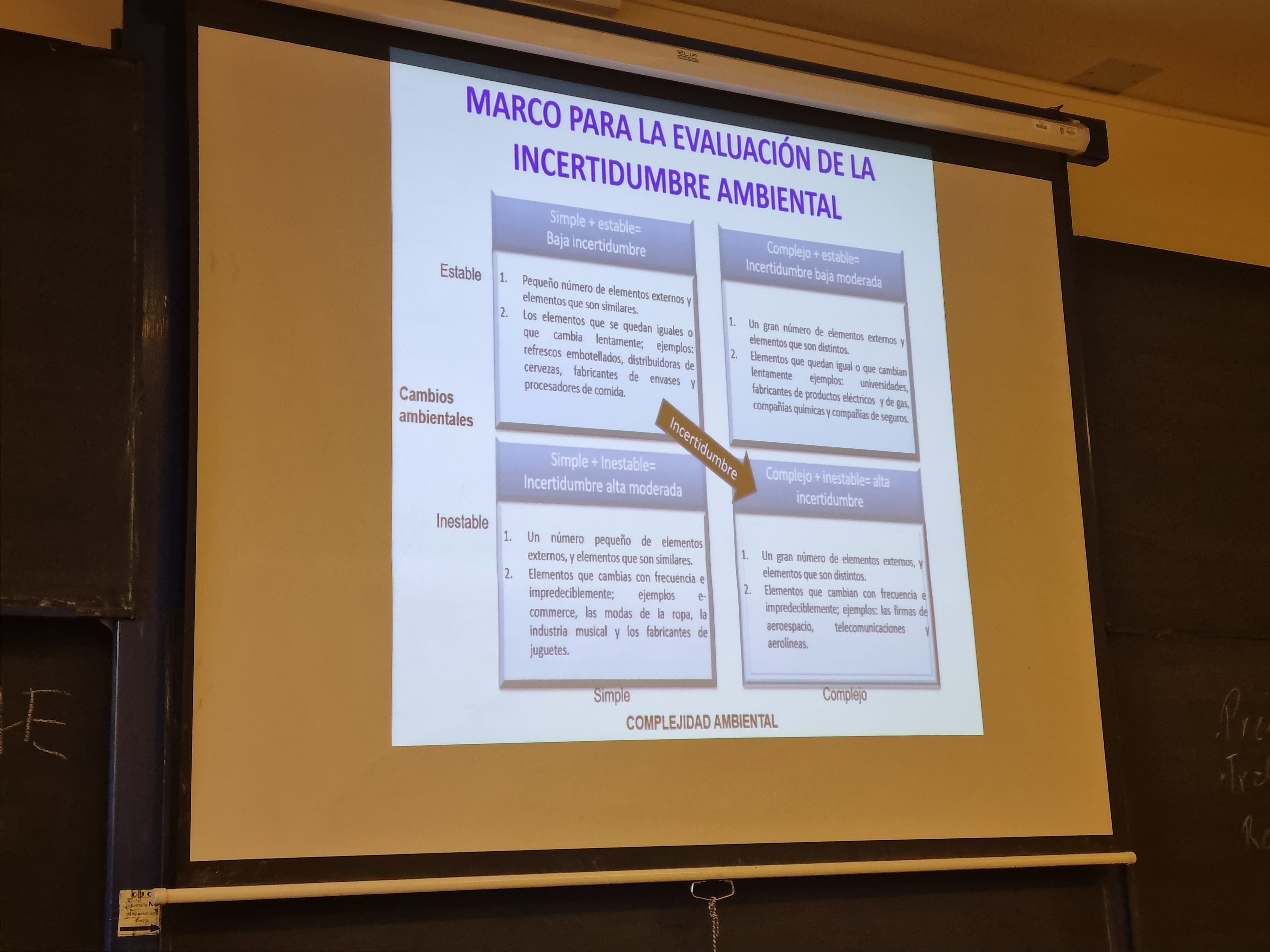 Marco para la evaluacion de la incertidumbre ambiental